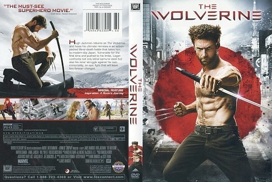dvd cover The Wolverine