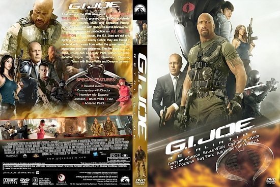 dvd cover G.I.Joe Retaliation