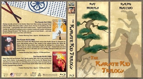 dvd cover The Karate Kid Trilogy