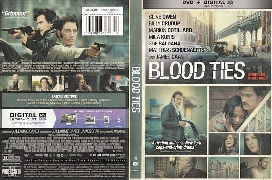 dvd cover Blood Ties