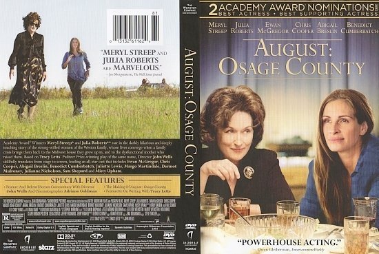 dvd cover August Osage County Scanned