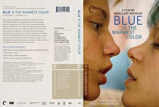 dvd cover Blue Is The Warmest Color