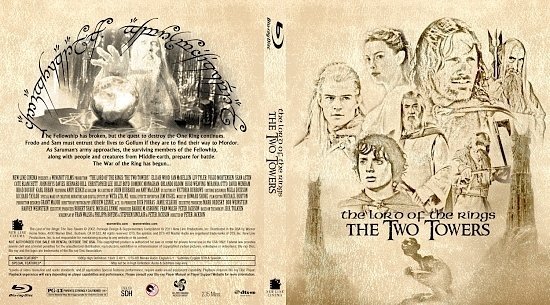 dvd cover The Lord Of The Rings: The Two Towers