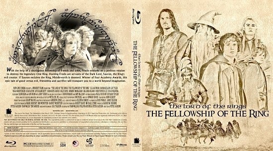 dvd cover The Lord Of The Rings: The Fellowship Of The Ring