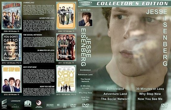 dvd cover Jesse Eisenberg Collection