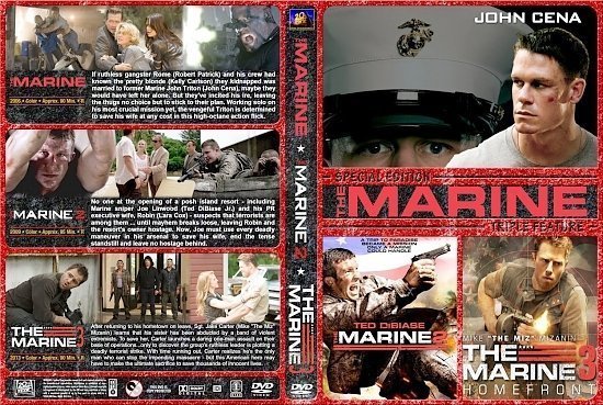 dvd cover The Marine Trilogy