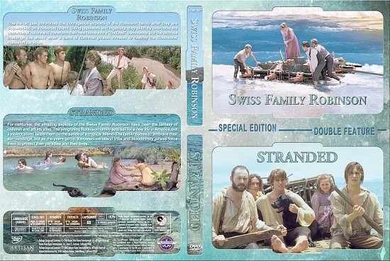 dvd cover Swiss Family Robinson / Stranded Double Feature