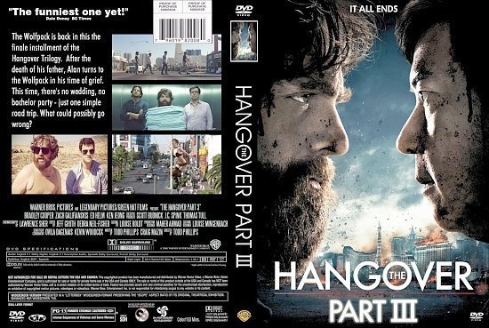 dvd cover The Hangover Part 3