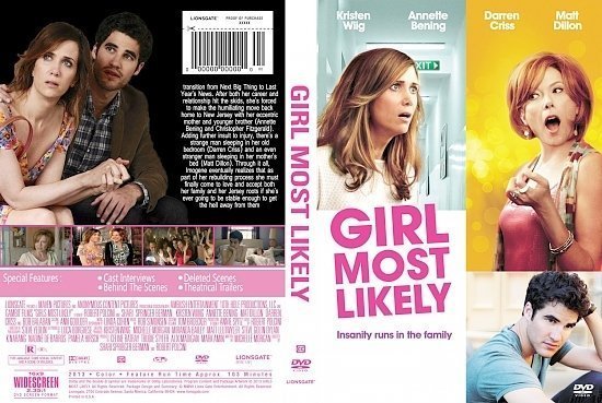dvd cover Girl Most Likely