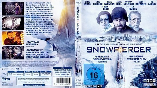 dvd cover Snowpiercer Blu-ray german