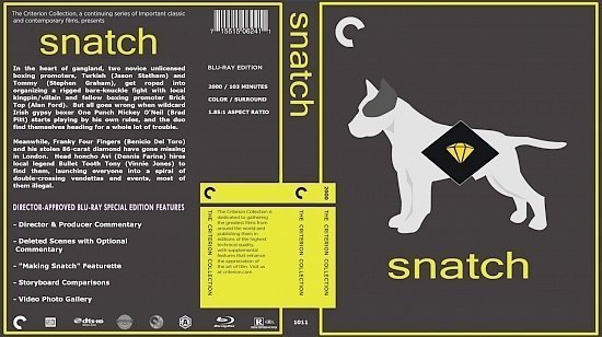 dvd cover Snatch