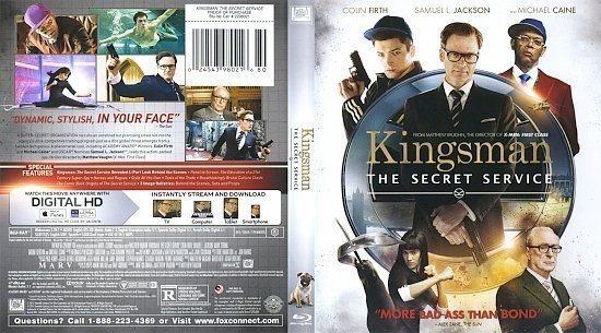 dvd cover kingsman the secret service br