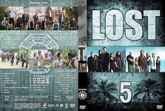 dvd cover Lost st S5
