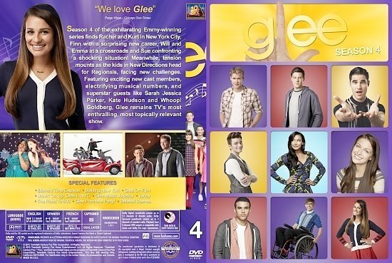 dvd cover Glee S4