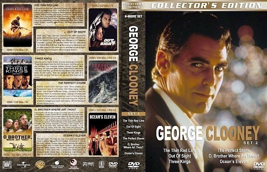 dvd cover George Clooney Collection Set 2