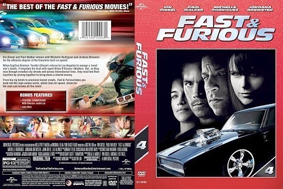 dvd cover Fast Furious
