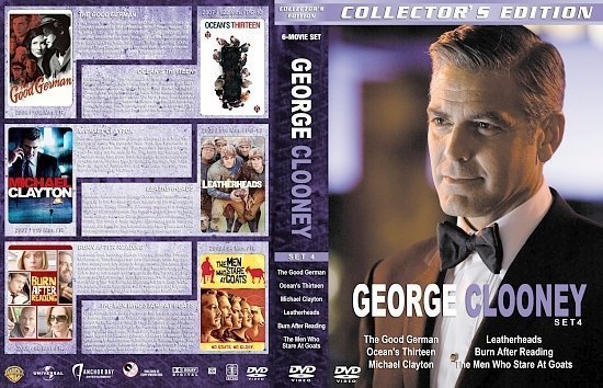 dvd cover George Clooney Collection Set 4