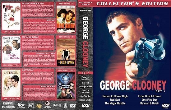 dvd cover George Clooney Collection Set 1