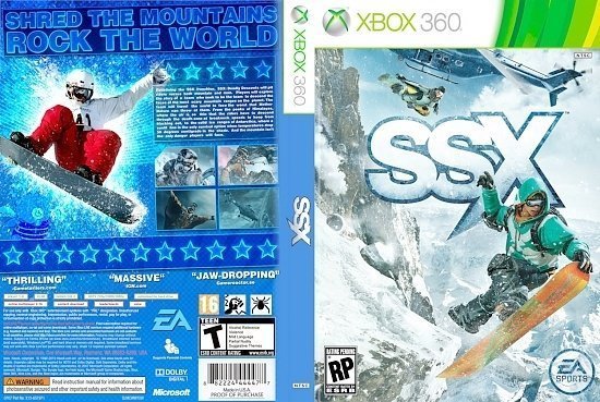 dvd cover SSX NTSC f