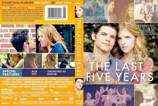 dvd cover The Last Five Years