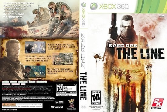 dvd cover Spec Ops The Line NTSC f