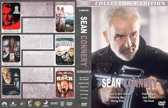 dvd cover Sean Connery Collection Set 6