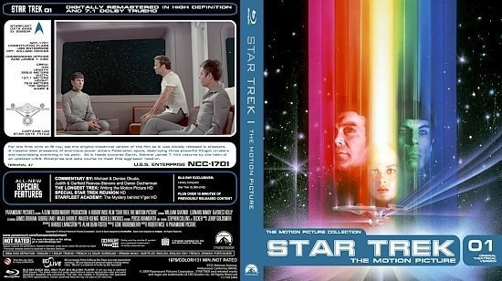 dvd cover Star Trek 01 The Motion Picture
