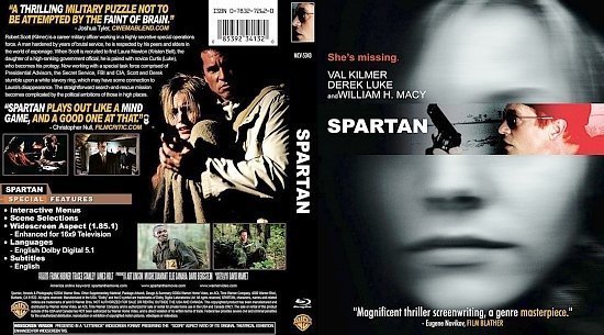 dvd cover Spartan