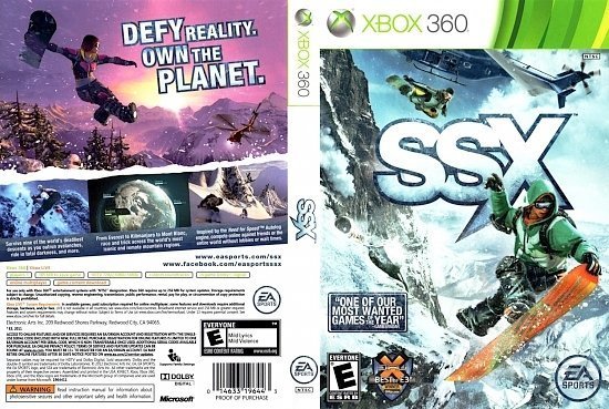 dvd cover SSX NTSC f1