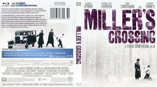 dvd cover Miller s Crossing BR