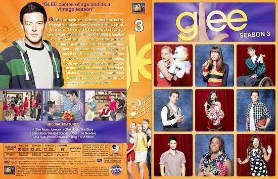 dvd cover Glee lg S3