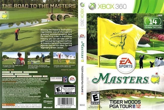 dvd cover Tiger Woods PGA Tour 12 The Masters