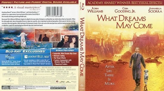 dvd cover What Dreams May Come BR
