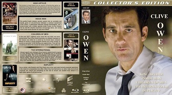 dvd cover Clive Owen Collection