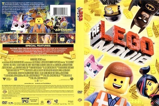 dvd cover Lego Movie