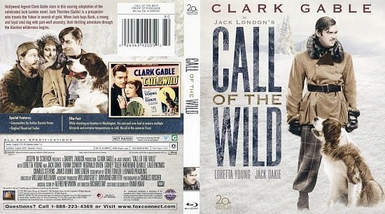 dvd cover Call Of The Wild BR