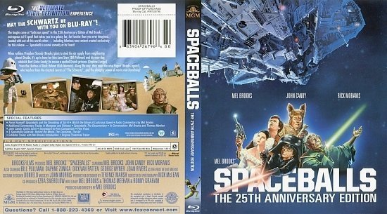 dvd cover Spaceballs BR