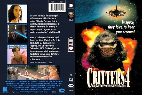 dvd cover Critters 4 They're Invading Your Space