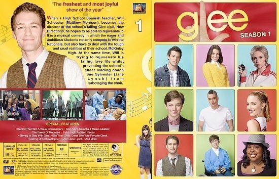 dvd cover Glee lg S1