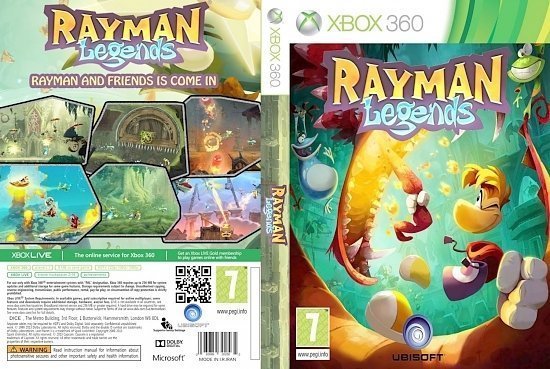 dvd cover Rayman Legends