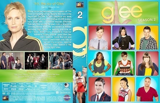 dvd cover Glee lg S2