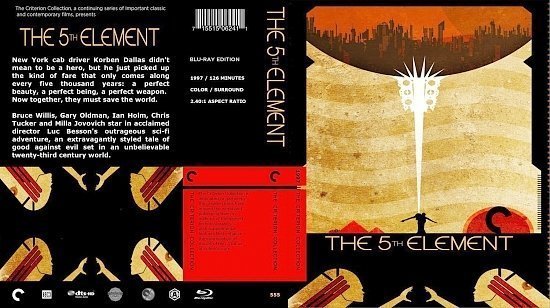 dvd cover The 5th Element