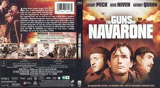 dvd cover The Guns Of Navarone BR