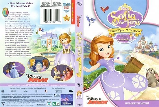 dvd cover Sofia The First Once Upon A Princess Scanned
