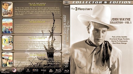 dvd cover The 3 Mesquiteers John Wayne Collection, Vol. 1