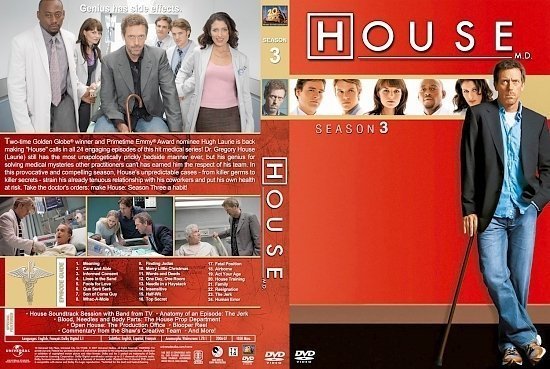 dvd cover House st S3