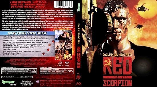 dvd cover Red Scorpion