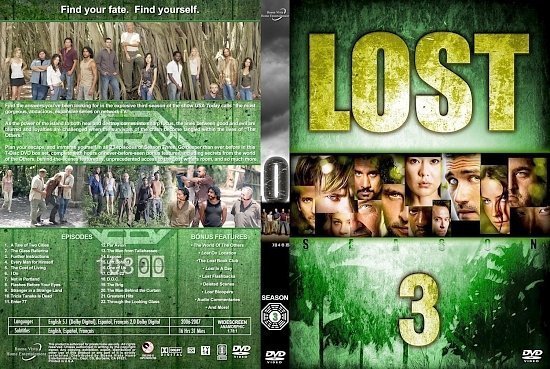 dvd cover Lost st S3
