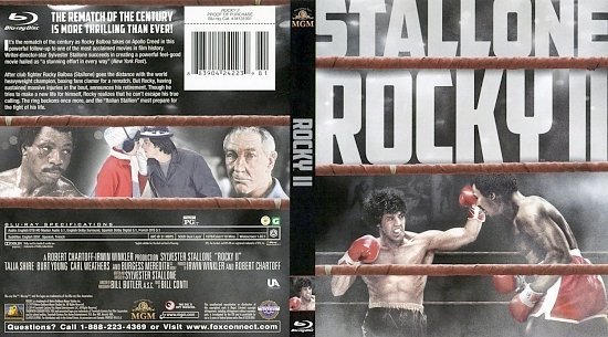 dvd cover Rocky II BR