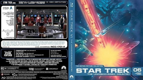 dvd cover Star Trek 06 The Undiscovered Country